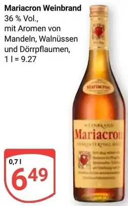 Globus Mariacron Weinbrand Angebot