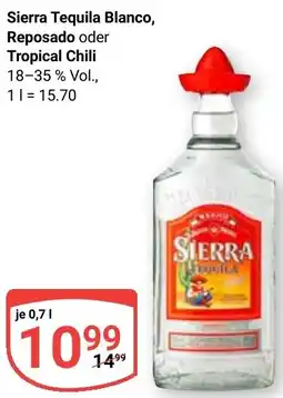 Globus Sierra Tequila Blanco, Reposado oder Tropical Chili Angebot