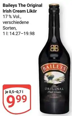 Globus Baileys The Original Irish Cream Likör Angebot