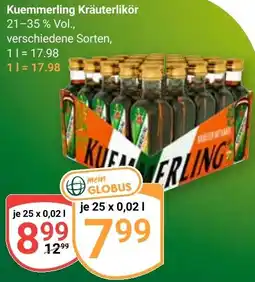 Globus Kuemmerling Kräuterlikör Angebot