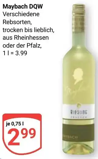 Globus Maybach DQW Angebot