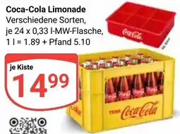 Globus Coca-Cola Limonade Angebot