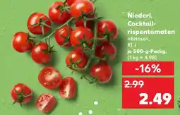 Kaufland Niederl. Cocktail rispentomaten Angebot