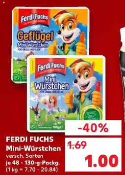 Kaufland FERDI FUCHS Mini-Würstchen Angebot