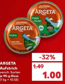 Kaufland ARGETA Aufstrich Angebot