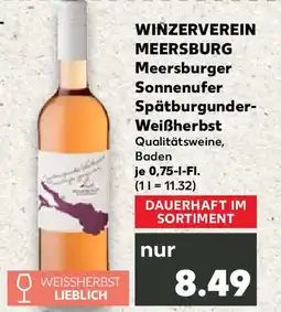 Kaufland WINZERVEREIN MEERSBURG Meersburger Sonnenufer Spätburgunder- Weißherbst Angebot