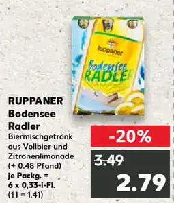 Kaufland RUPPANER Bodensee Radler Angebot