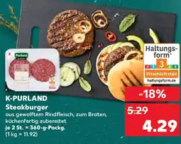 Kaufland K-PURLAND Steakburger Angebot