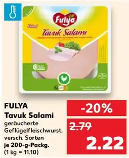 Kaufland FULYA Tavuk Salami Angebot