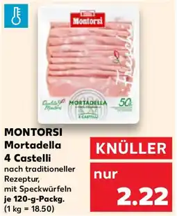 Kaufland MONTORSI Mortadella 4 Castelli Angebot
