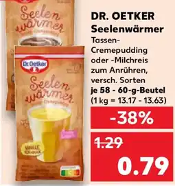 Kaufland DR. OETKER Seelenwärmer Angebot