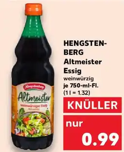 Kaufland HENGSTEN- BERG Altmeister Essig Angebot