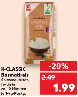 Kaufland K-CLASSIC Basmatireis Angebot