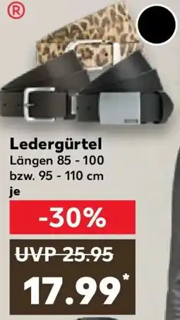 Kaufland MUSTANG Ledergürtel Angebot