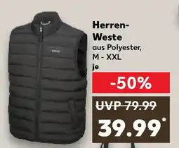 Kaufland MUSTANG Herren- Weste Angebot
