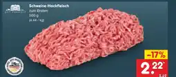 Netto Marken-Discount Gut ponholz schweine-hackfleisch Angebot