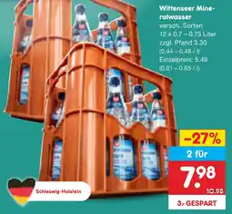 Netto Marken-Discount Wittenseer mineralwasser Angebot