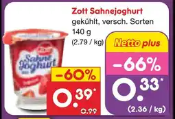 Netto Marken-Discount Zott sahnejoghurt Angebot
