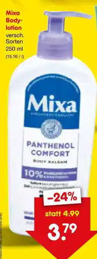 Netto Marken-Discount Mixa bodylotion Angebot