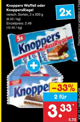 Netto Marken-Discount Knoppers waffel Angebot