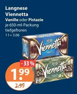 V Markt Langnese viennetta vanille Angebot