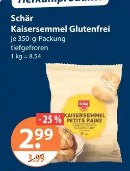 V Markt Schär kaisersemmel glutenfrei Angebot