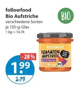 V Markt Followfood bio aufstriche Angebot