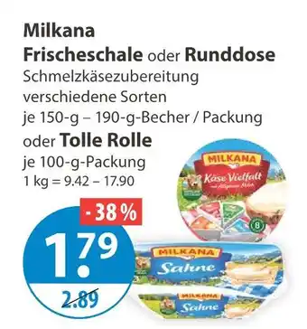 V Markt Milkana frischeschale Angebot
