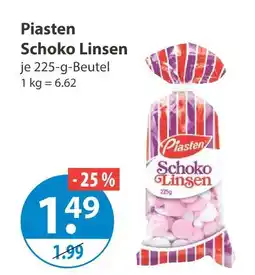 V Markt Piasten schoko linsen Angebot