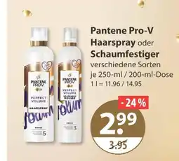 V Markt Pantene pro-v haarspray Angebot