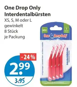 V Markt One drop only interdentalbürsten xs gewinkelt Angebot