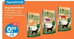 V Markt Dogs best nature hundenahrung, nass Angebot