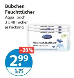 V Markt Bübchen feuchttücher aqua touch Angebot