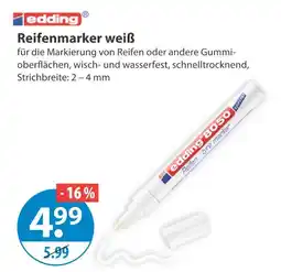 V Markt Edding reifenmarker weiß Angebot