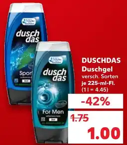 Kaufland Duschdas duschgel sport Angebot