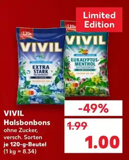 Kaufland Vivil extra stark halsbonbons Angebot