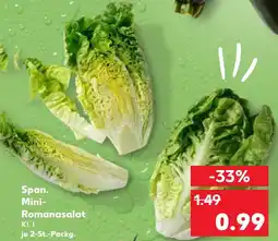 Kaufland Span. mini-romanasalat Angebot