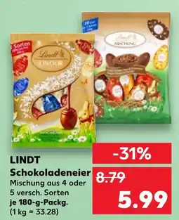 Kaufland Lindt schokoladeneier Angebot