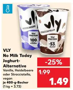 Kaufland Vly no milk today joghurt-alternative vanille Angebot