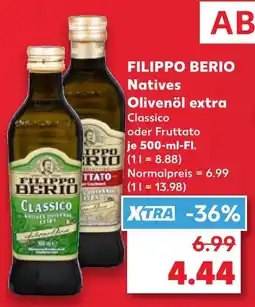 Kaufland Filippo berio natives olivenöl extra classico Angebot