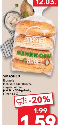 Kaufland Smashed bagels mehrkorn Angebot