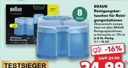 Kaufland Braun reinigungskartuschen für reinigungsstationen Angebot