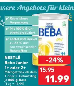 Kaufland Nestlé beba junior Angebot