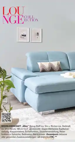 Höffner Wohnlandschaft affair Angebot