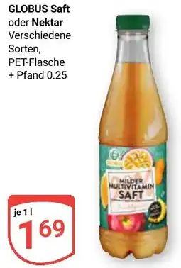 Globus GLOBUS Saft oder Nektar Angebot