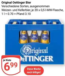 Globus Original Oettinger Bier Angebot