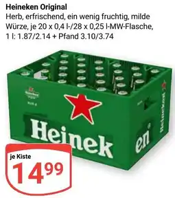 Globus Heineken Original Angebot