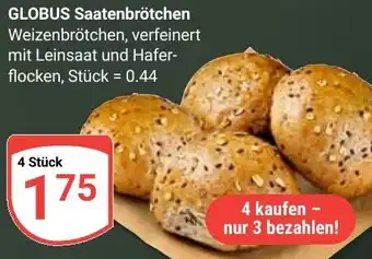 Globus GLOBUS Saatenbrötchen Angebot