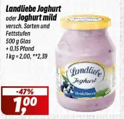 Simmel Landliebe Joghurt oder Joghurt mild Angebot