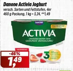 Simmel Danone Activia Joghurt Angebot